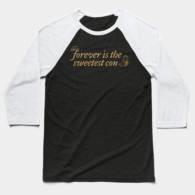 Forever is the Sweetest Con Taylor Swift Baseball T-Shirt by Mint-Rose